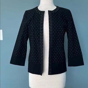 Chico's Black and White Women's Blazer